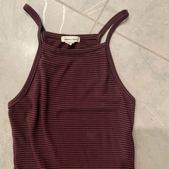 Urban Outfitters Silence+Noise Striped Midi Dress - Picture 4 of 8